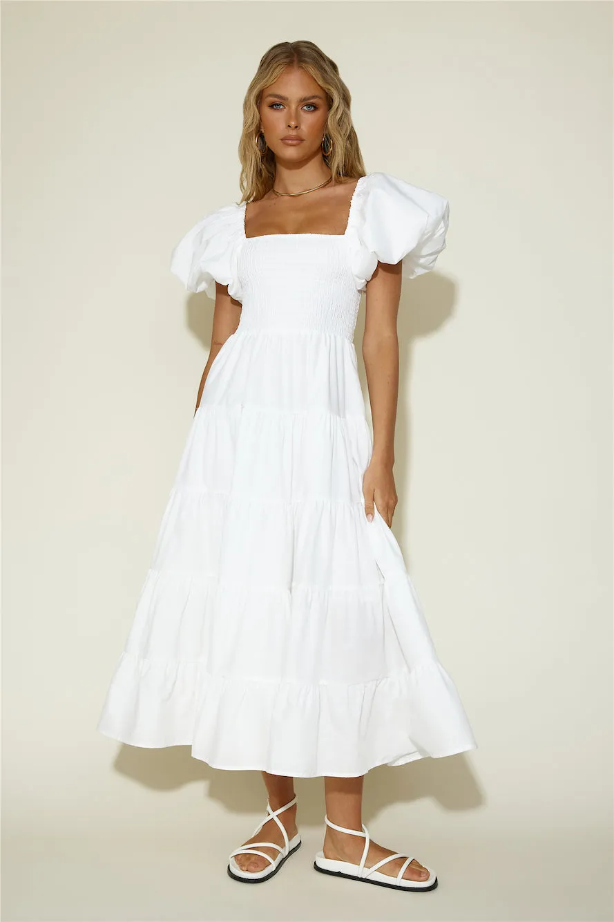 Adela Maxi Dress White