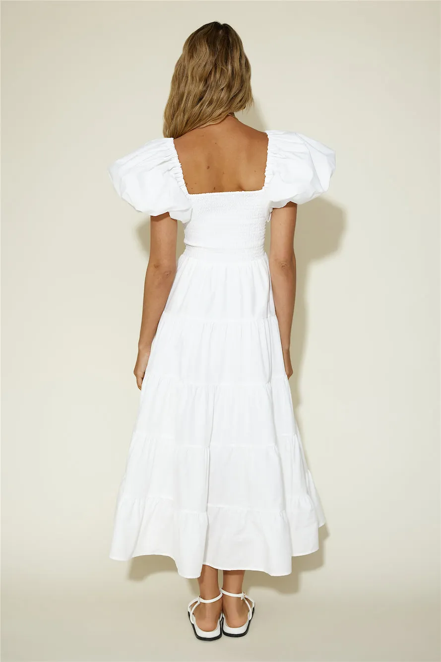 Adela Maxi Dress White