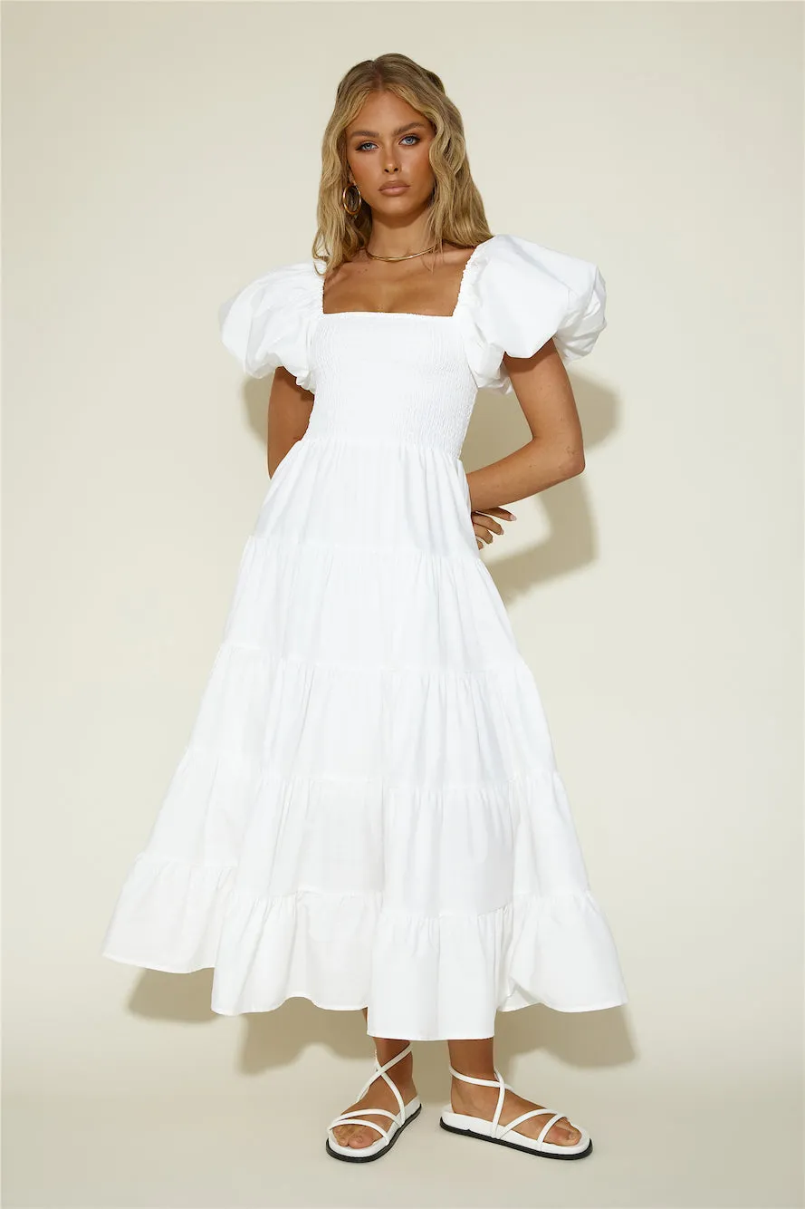 Adela Maxi Dress White