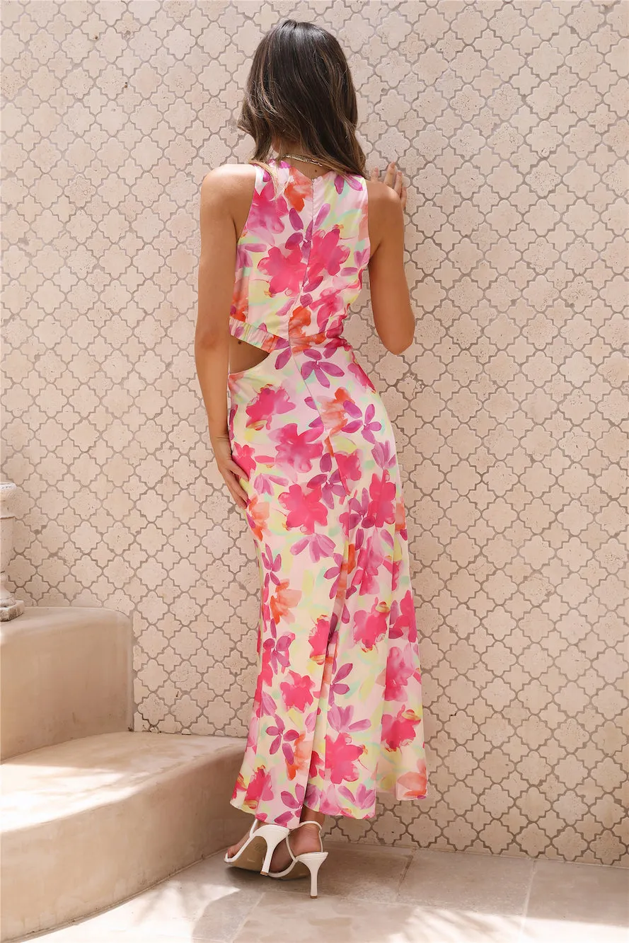 Chasing Dreams Maxi Dress Pink