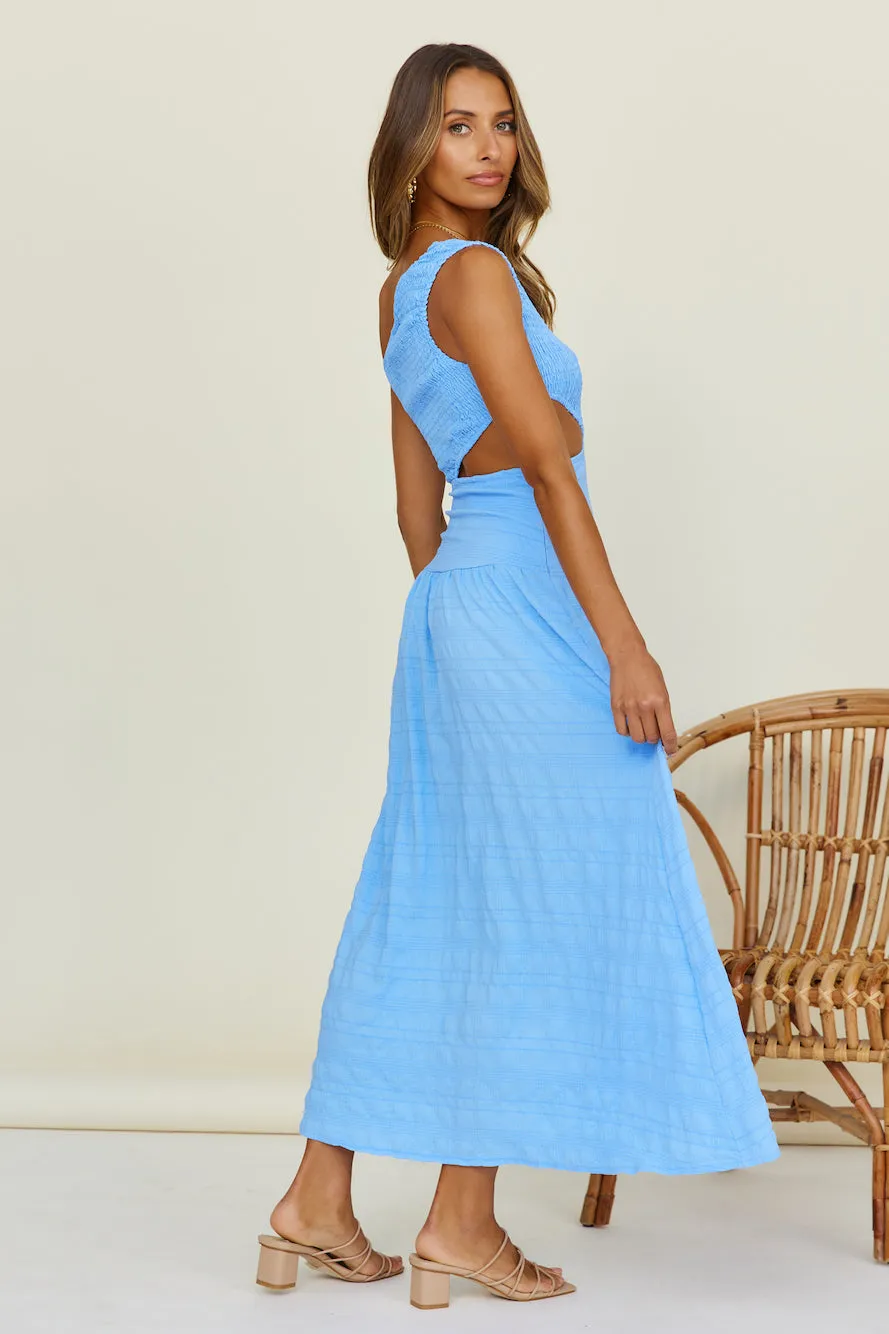 Check In Maxi Dress Blue