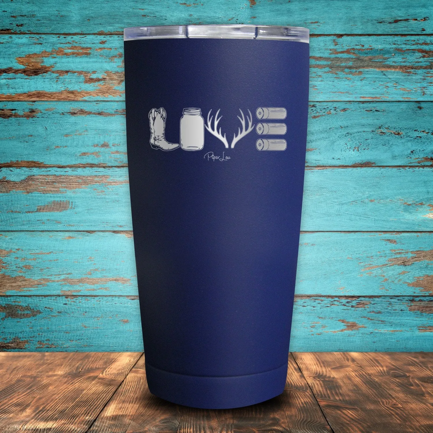 Country Girl Love Coated Drinkware