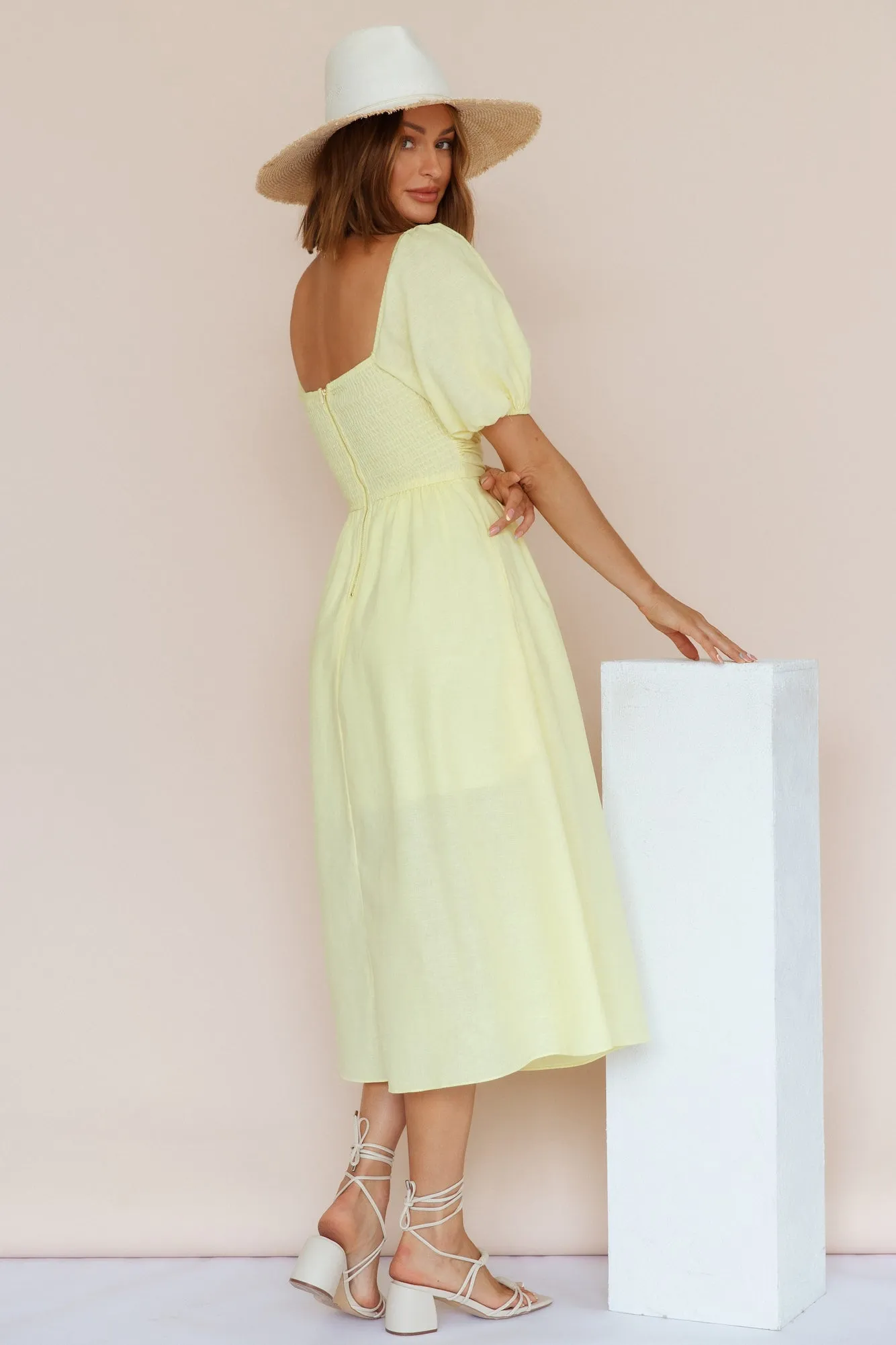 Delfino Maxi Dress Yellow