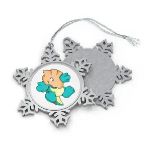 Dogat Pewter Snowflake Ornament