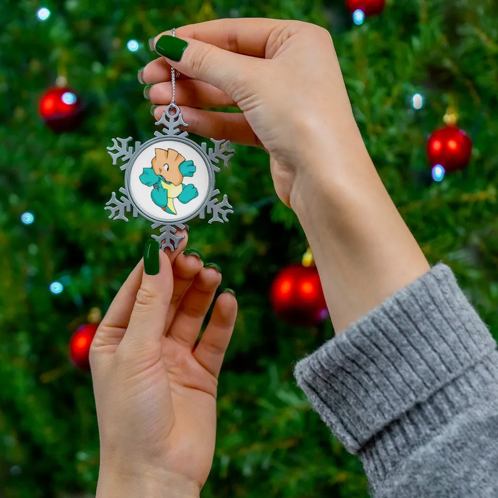 Dogat Pewter Snowflake Ornament