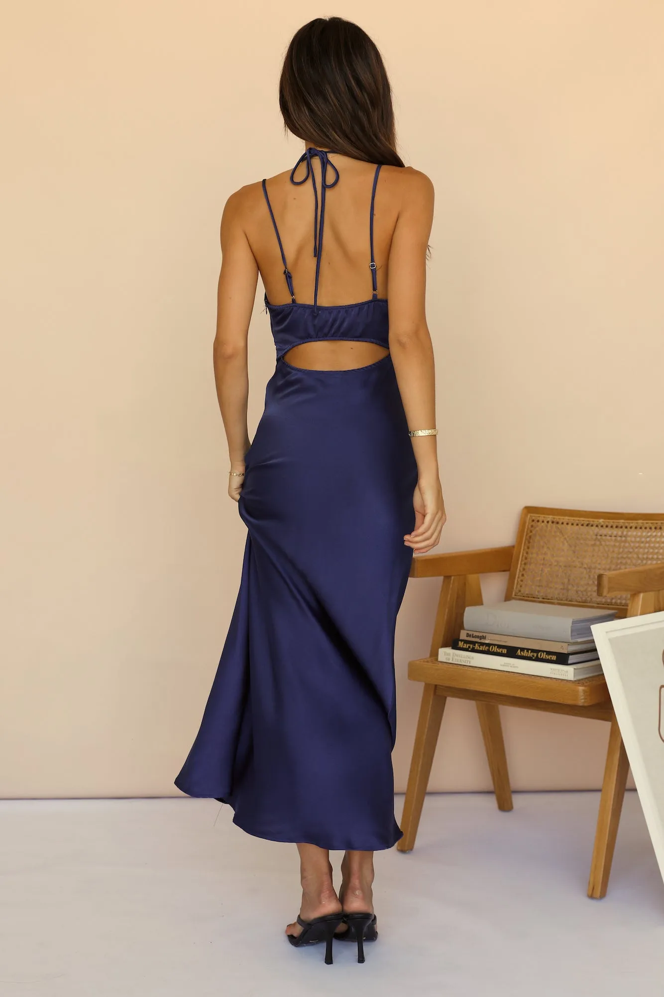 Down To Dance Maxi Dress Navy