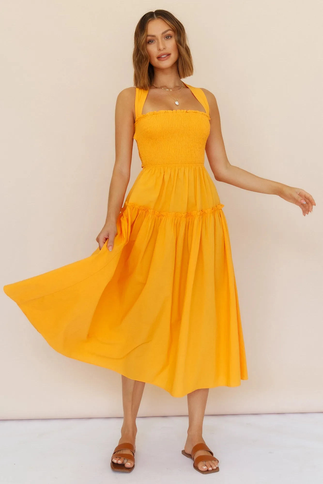 Everything Under The Sun Maxi Dress Orange