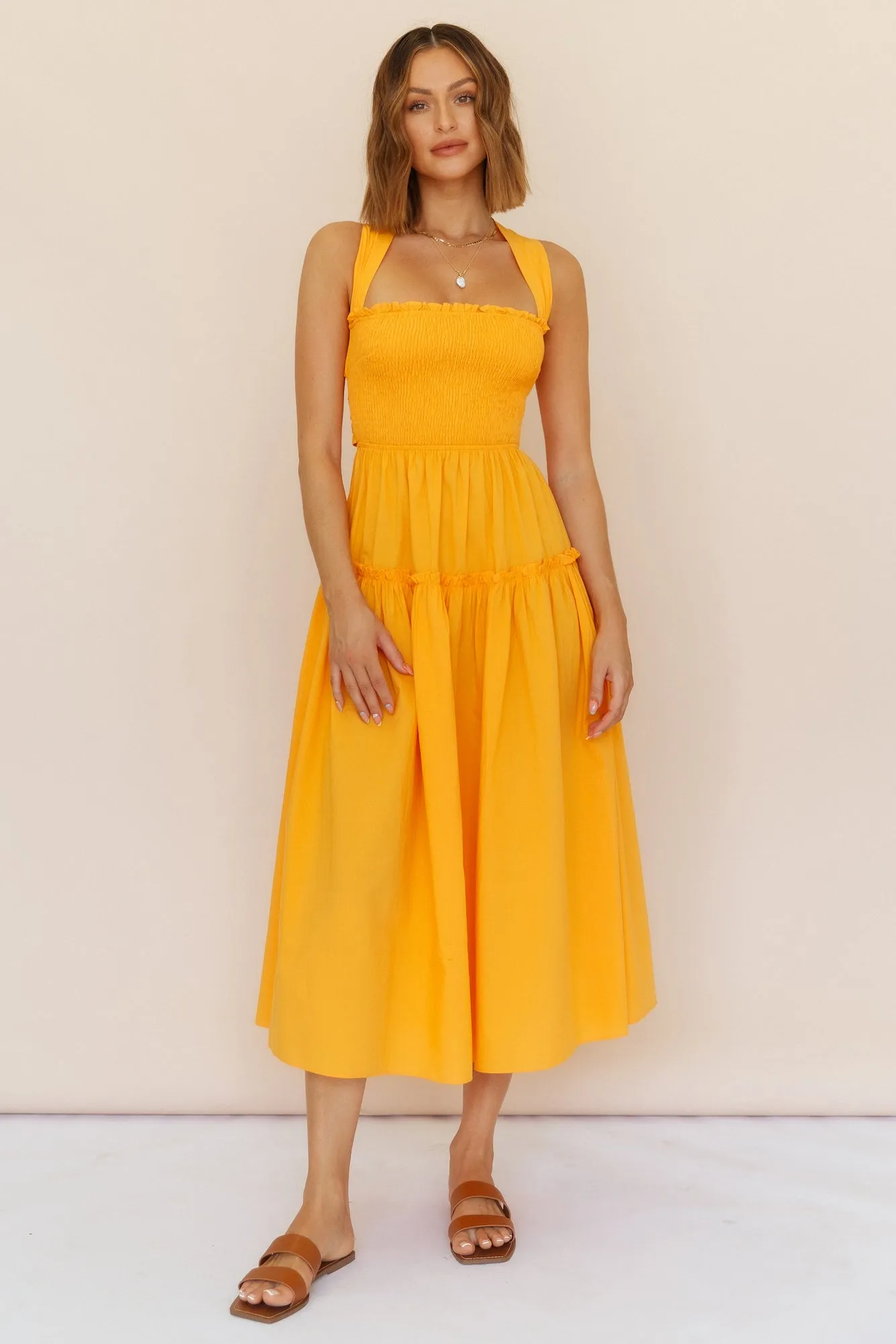 Everything Under The Sun Maxi Dress Orange