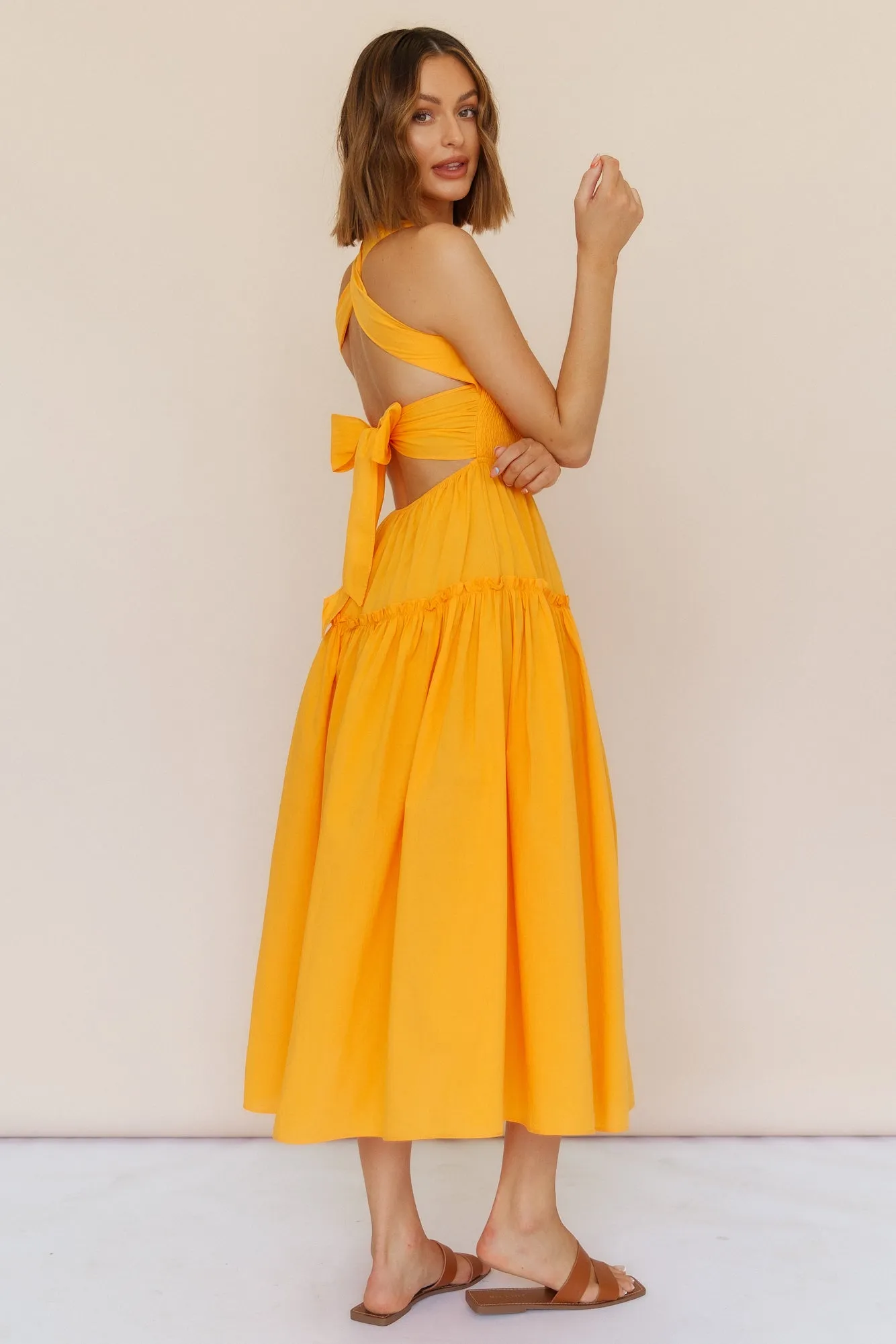 Everything Under The Sun Maxi Dress Orange