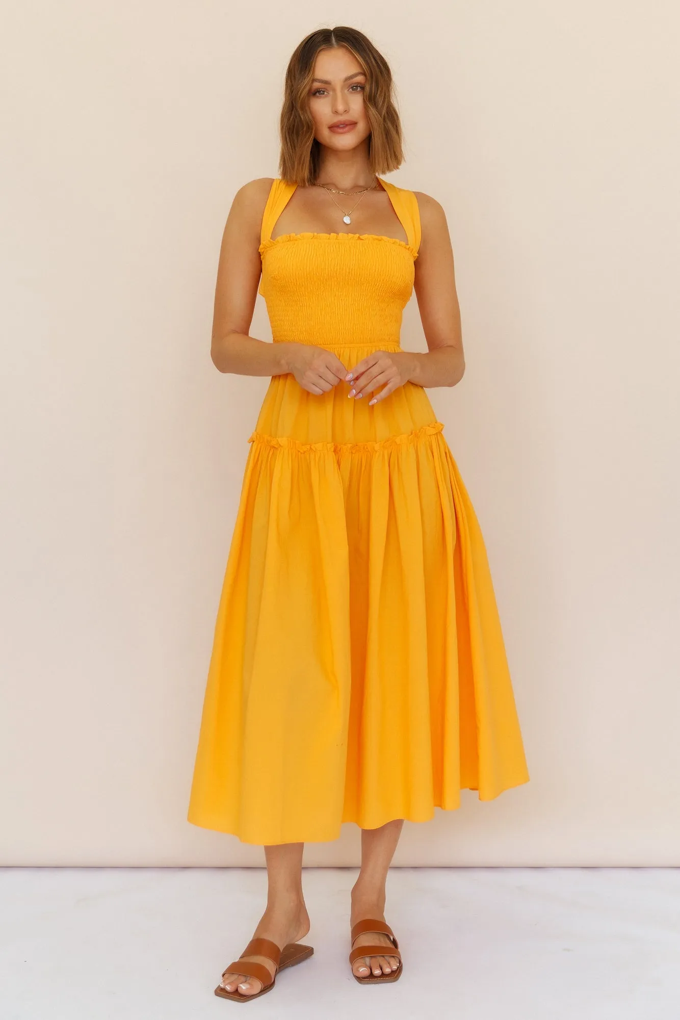 Everything Under The Sun Maxi Dress Orange