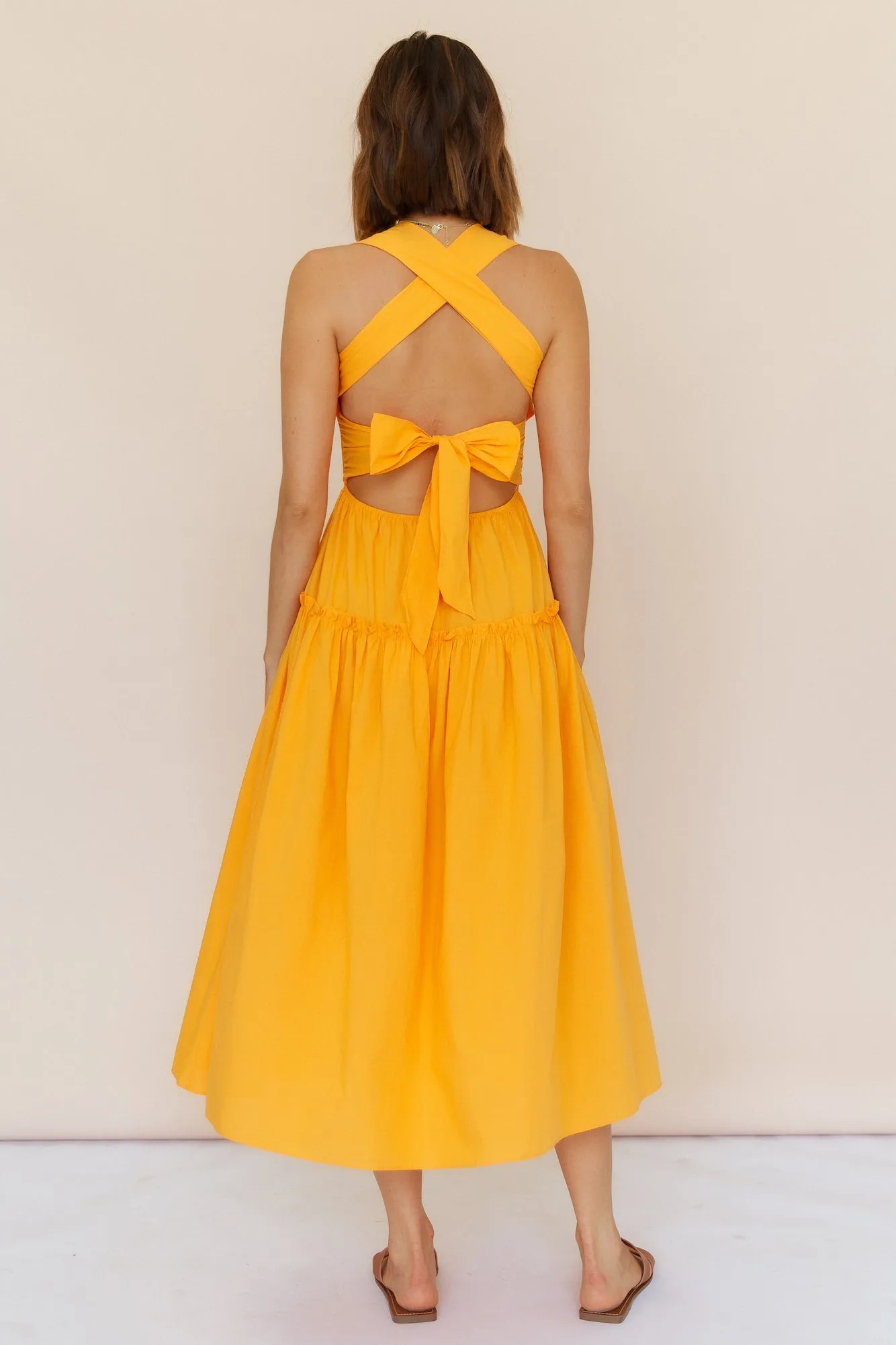 Everything Under The Sun Maxi Dress Orange