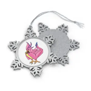 Flaremyu Pewter Snowflake Ornament