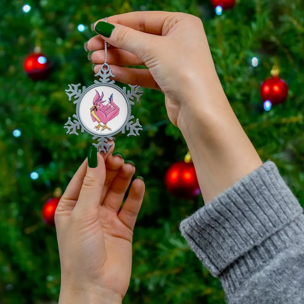 Flaremyu Pewter Snowflake Ornament