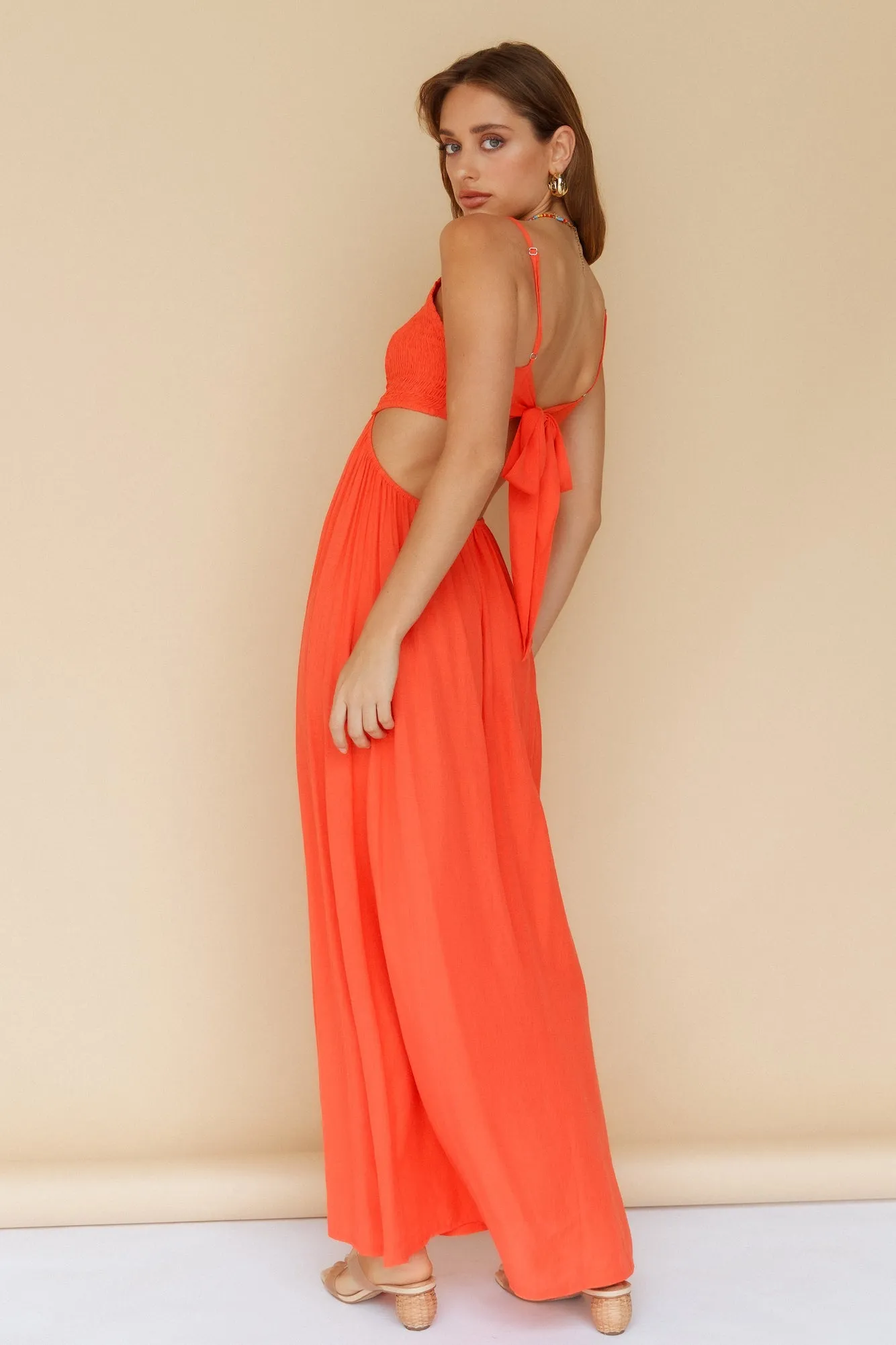 For So Long Maxi Dress Orange