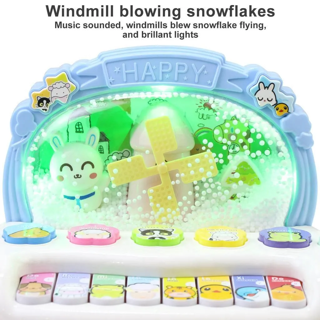 Glow Snowflake Animal Baby Piano kit - 349