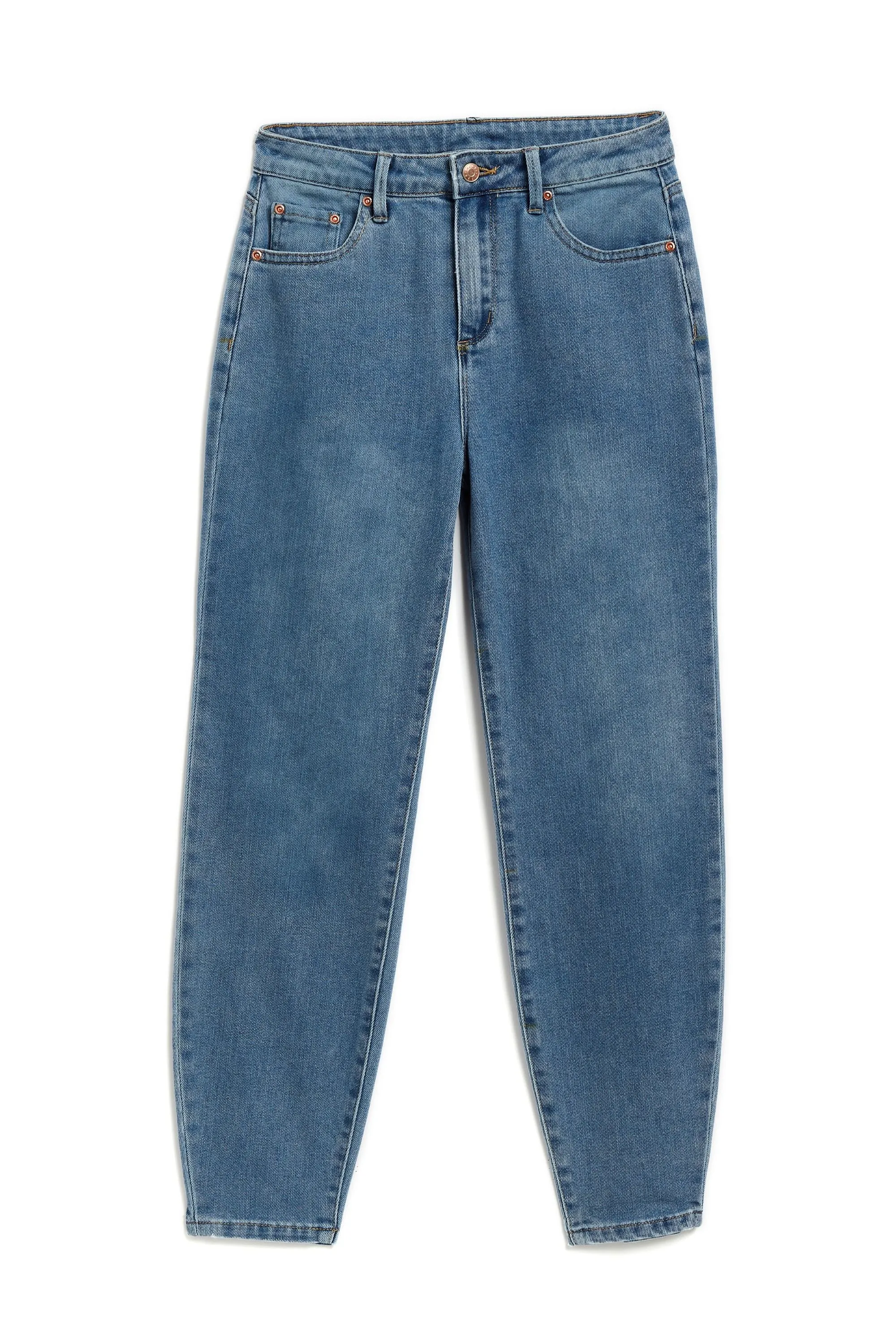 High Waist Balloon Jeans