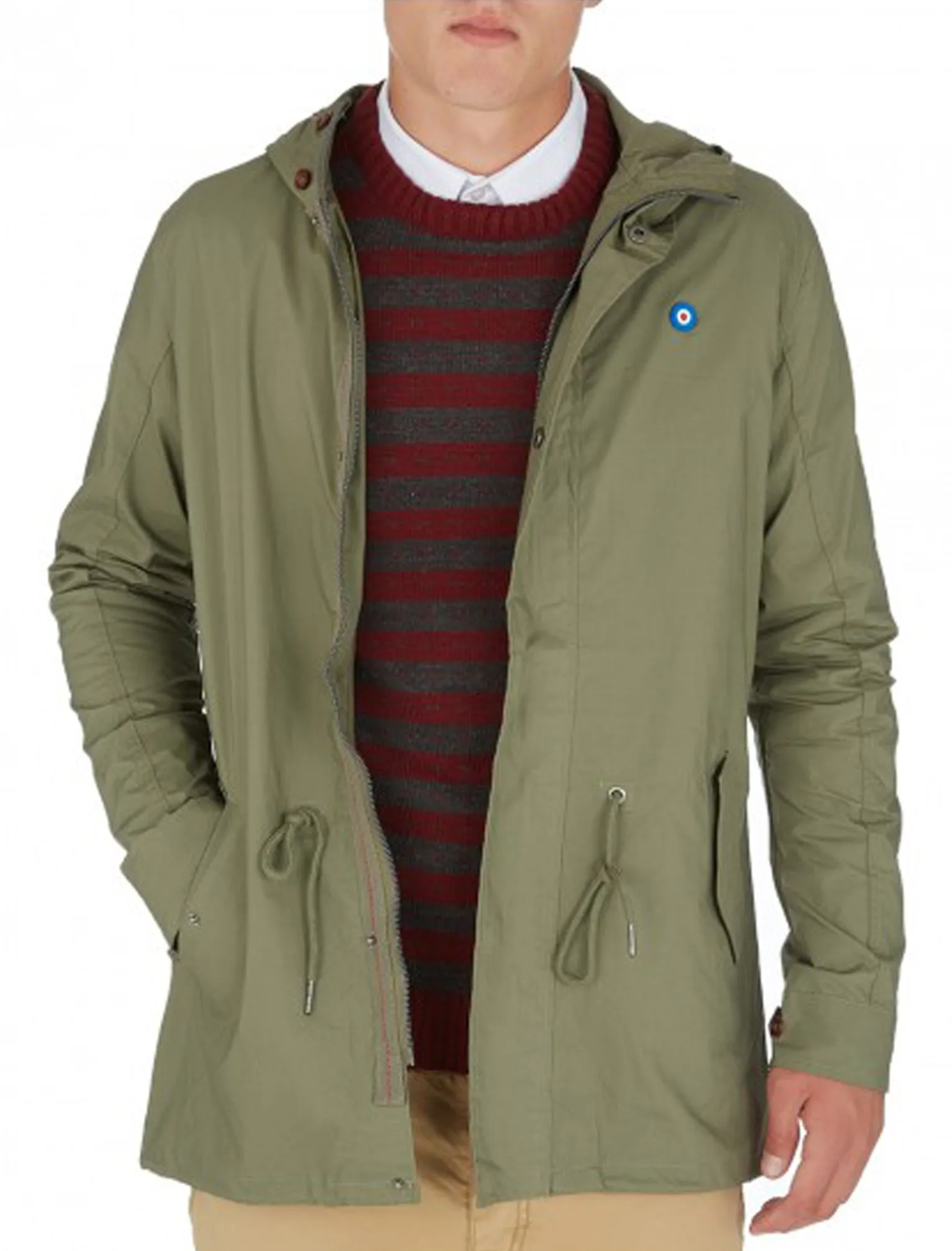 Le Shark Cedric khaki Parka Jacket