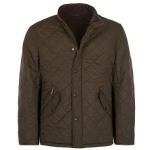 Powell Quilted Jacket in Olive by Barbour