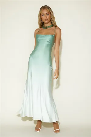 Retrograde Maxi Dress Green