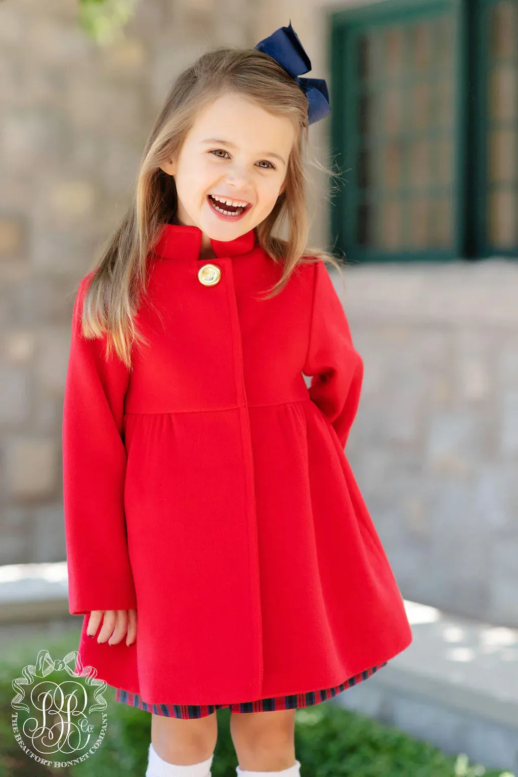 Richmond Red Penelope Peacoat