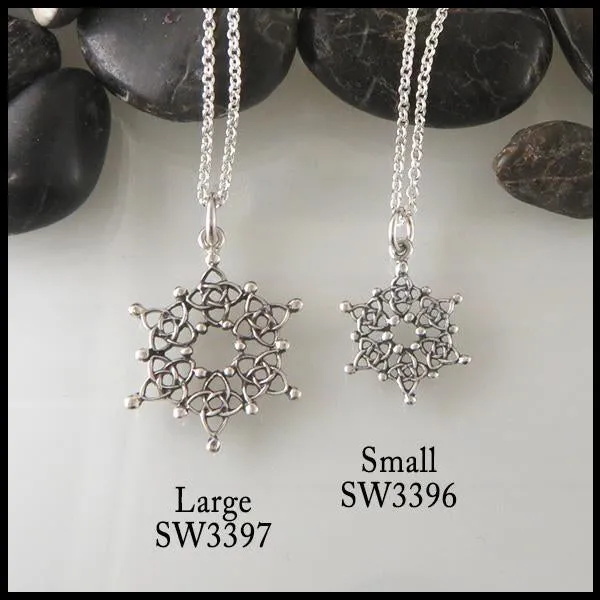 Sister Starlight Snowflake Pendants