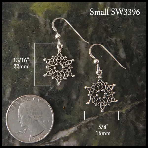 Sister Starlight Snowflake Pendants