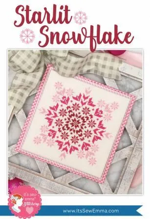 Starlit Snowflake Cross Stitch Pattern - ISE-418