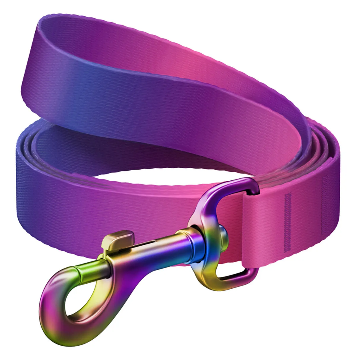 WAUDOG recycled Nylon dog collar with QR code